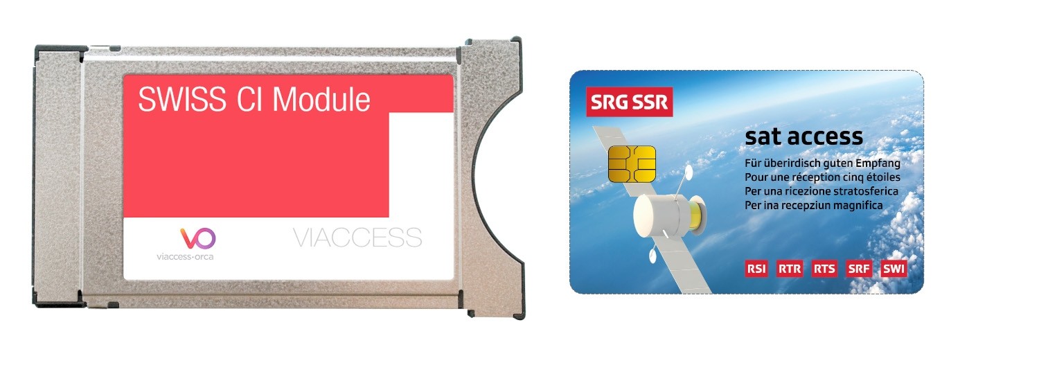 Swiss CI Module mit SRG SSR Karte